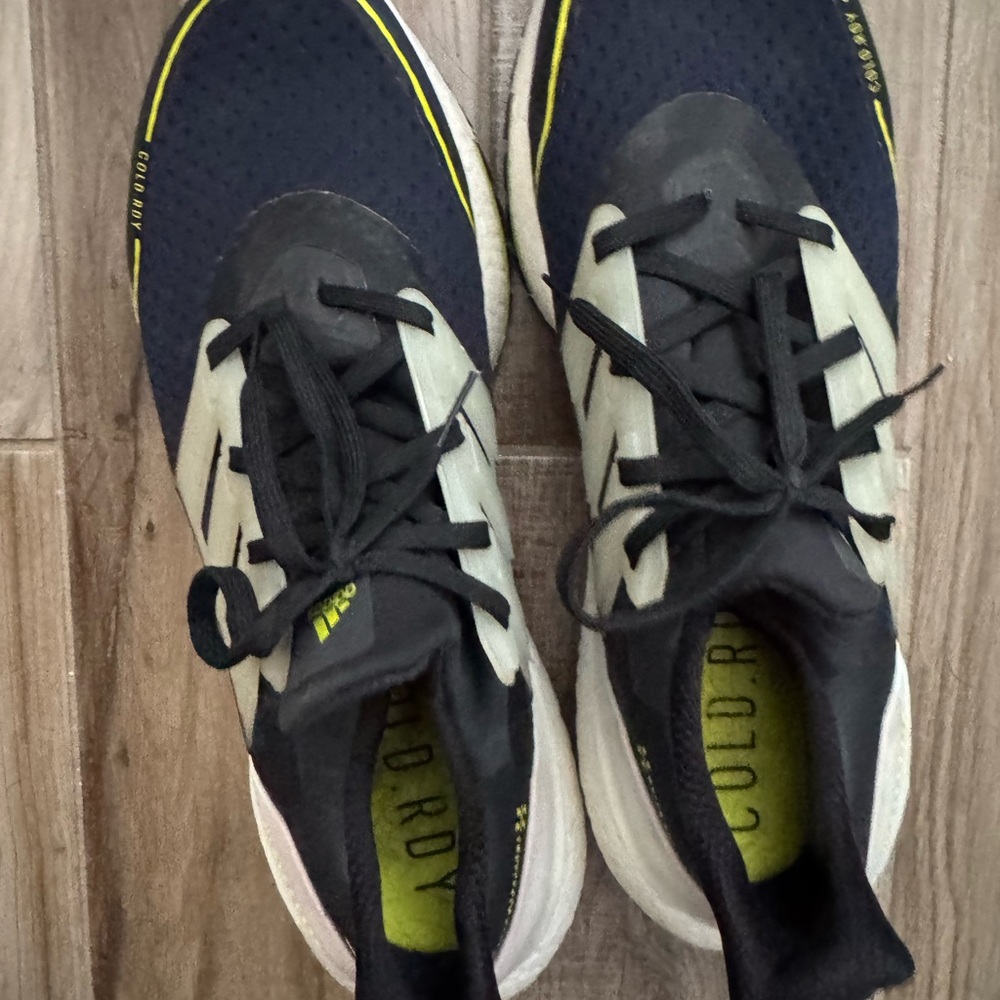 adidas Black and Yellow Athletic Shoes